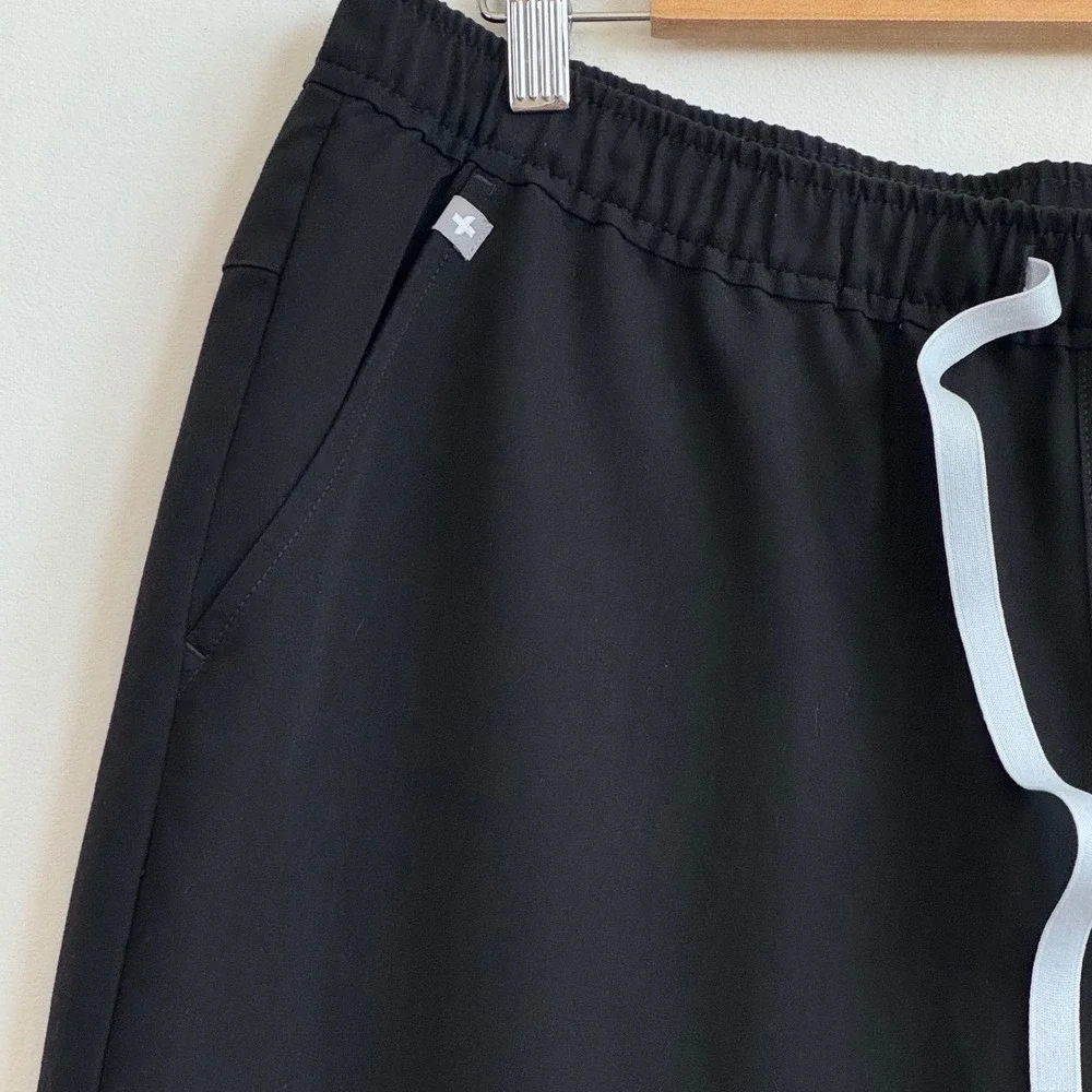 FIGS Tansen Jogger Scrub Pants Mens XL Black Drawstring
